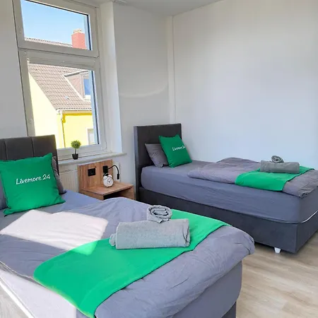 Apartmán Livemore24 - 2 In Wlan - Smart-tv - 24-7 Check-in Und Kueche